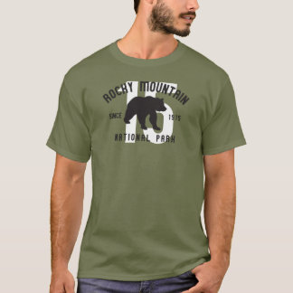 Camiseta Urso de Colorado do parque nacional de montanha