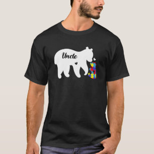 Camiseta Urso de Conscientização do Autismo Eu Amo Alguém c
