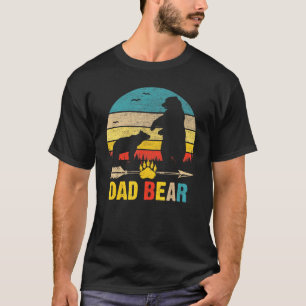 Camiseta Urso de Corte da Família Correspondente ao Pai Ret