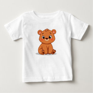 Camiseta Urso de desenho animado fofo