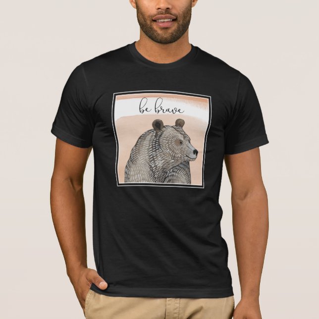 Camiseta Urso de fofinhos | Ser Corajoso (Frente)