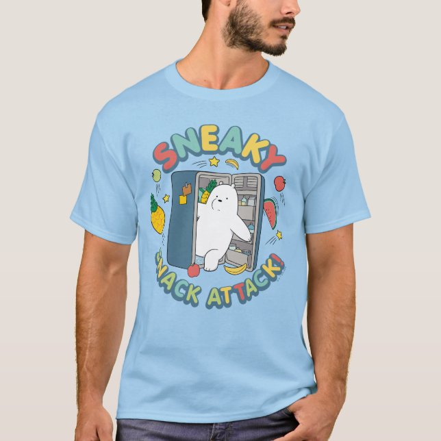 Camiseta Urso de Gelo - Ataque de Invasão Sapatinho! (Frente)