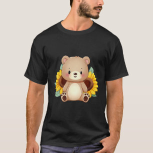 Camiseta Urso de Girassol