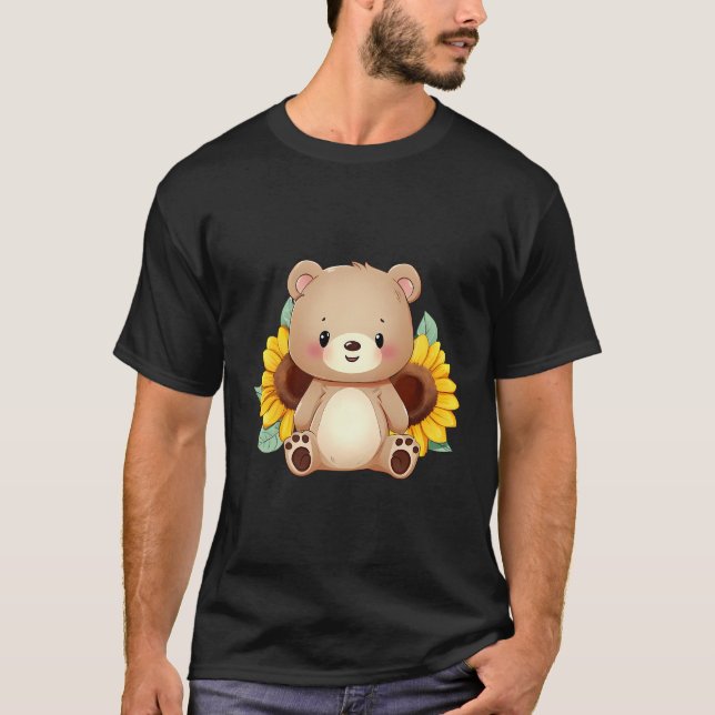Camiseta Urso de Girassol (Frente)