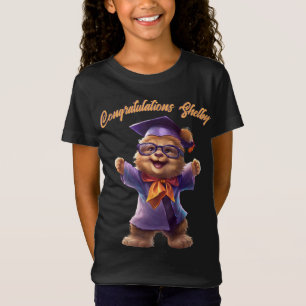 Camiseta Urso de Graduação, Celebre seu Formando com Nome