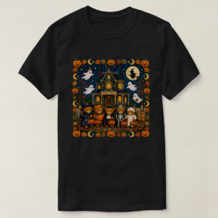 Camiseta Urso de Halloween Vintage Assustador Presente ou T