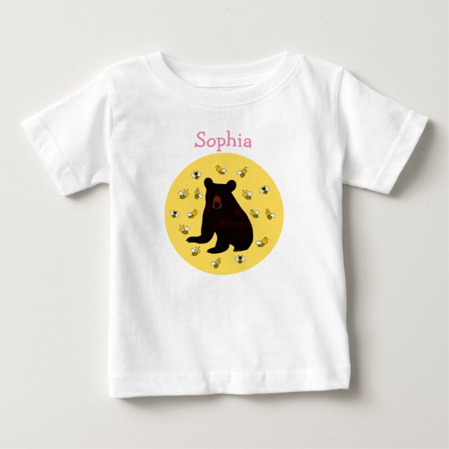 Camiseta Urso De Mel Adorável (Frente)