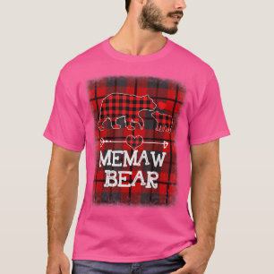 Camiseta Urso de Memória Vermelho de Buffalo Xadrez