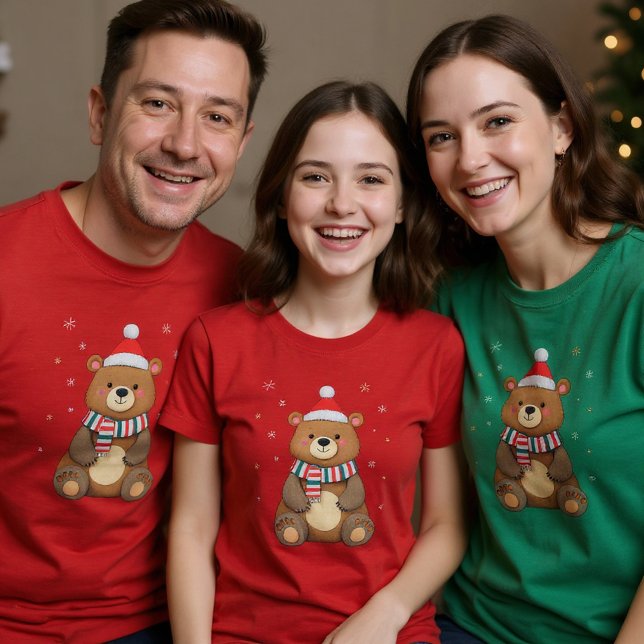 Camiseta Urso de Natal (Criador carregado)