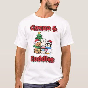 Camiseta Urso de Natal Cacau e Carinhos Coelhinho Pinguim
