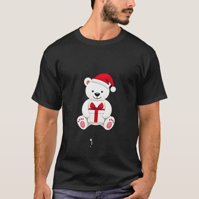 Camiseta Urso de Natal Natal (3) (Frente)