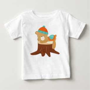 Camiseta Urso De Outono, Urso Dormindo, Urso Bonito, Bomba