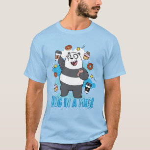 Camiseta Urso de Panda - Abraçar uma Caneca!