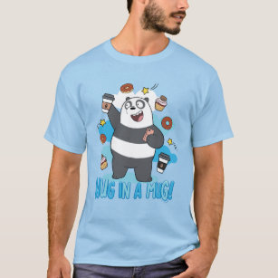 Camiseta Urso de Panda - Abraçar uma Caneca!