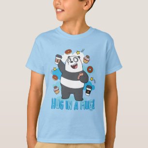 Camiseta Urso de Panda - Abraçar uma Caneca!