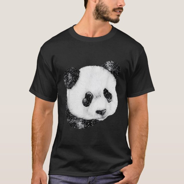 Camiseta Urso de Panda Cósmico (Frente)