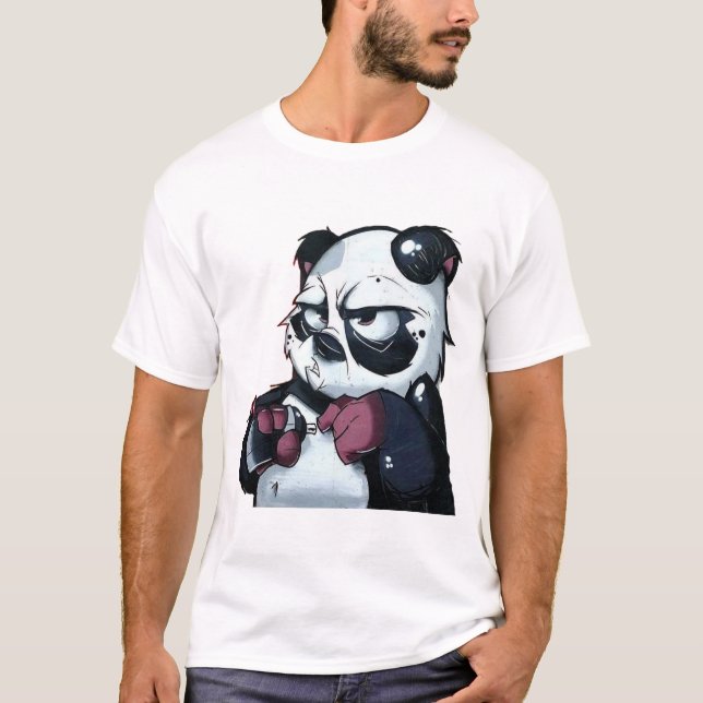Camiseta Urso de Panda de Grafite (Frente)