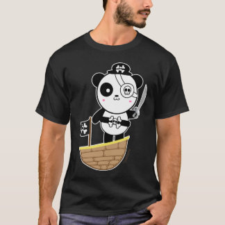 Camiseta Urso de panda do pirata