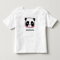 Urso de Panda Kawaii Bonito com Nome Personalizado