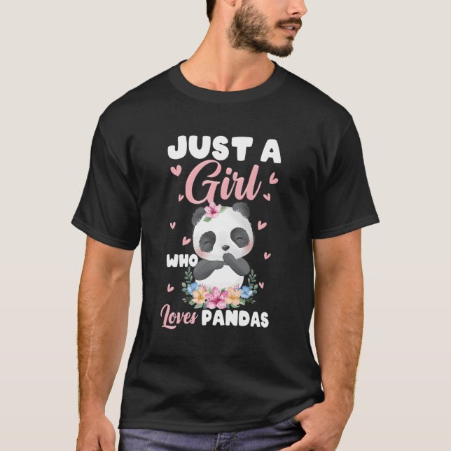 Camiseta Urso De Panda Para Quem Ama Pandas (Frente)