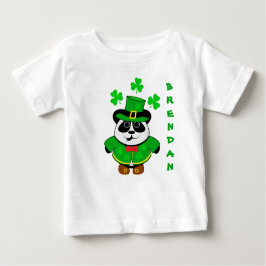 Camiseta Urso de Panda Personalizado do Dia de São Patrício