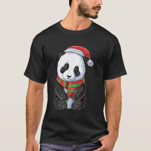 Camiseta Urso de Papais noeis Panda