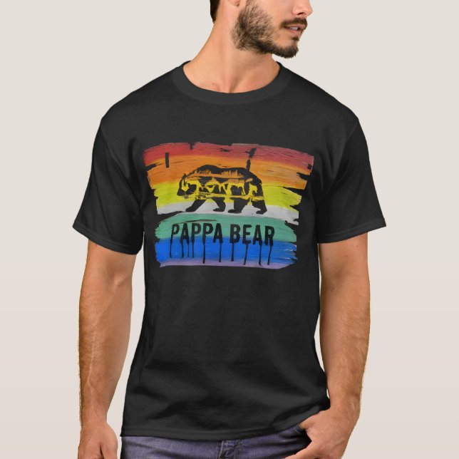 Camiseta Urso de Pappa Masculino e Gay (Frente)