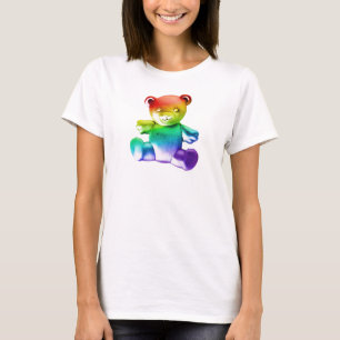Camiseta Urso de pelúcia de metal polido SlipperyJoe's grad