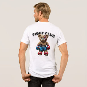 Camiseta Urso de pelúcia feroz com luvas embutidas