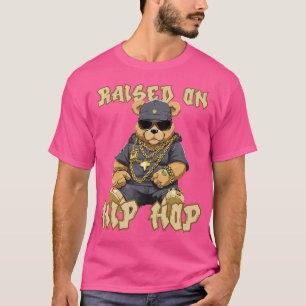 Camiseta Urso de Pelúcia Hip Hop Celebrando Hip Hop