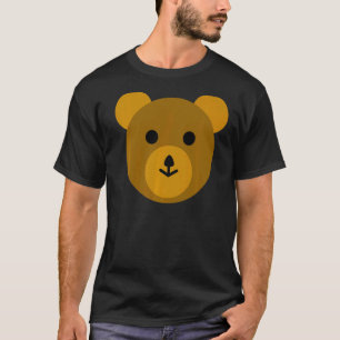 Camiseta Urso de Pelúcia Marrom Fofo