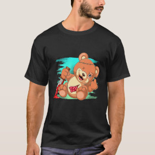Camiseta Urso de pelúcia Mau de Pastel