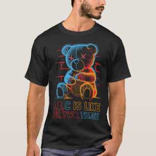 Camiseta Urso de pelúcia Neon ABC