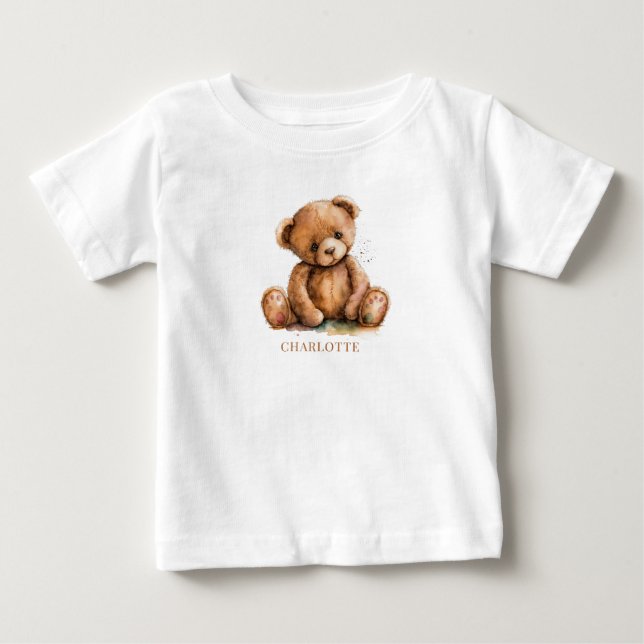 Camiseta Urso de Pelúcia Personalizado Fofo (Frente)