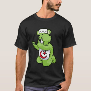 Camiseta Urso de pelúcia rezando Islã Muçulmano Oração Alco