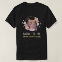 Urso de Pelúcia Rosa para Futuro Papai 