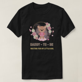 Camiseta Urso de Pelúcia Rosa para Futuro Papai 