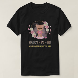 Camiseta Urso de Pelúcia Rosa para Futuro Papai 