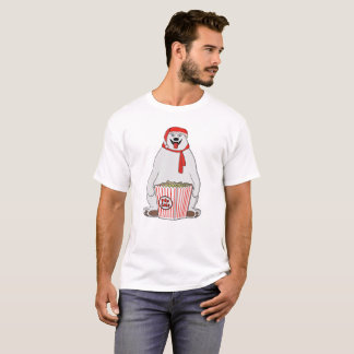 Camiseta Urso de Pipoca Polar Papai Noel