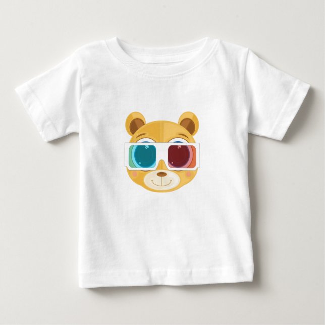 Camiseta Urso de Teddy - 3D (Frente)