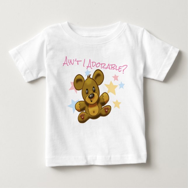 Camiseta Urso de Teddy De Cartoon Bonito (Frente)