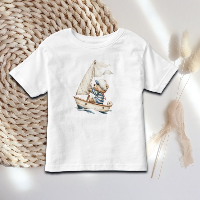 Camiseta Urso de Teddy do Marinheiro Personalizado (Criador carregado)