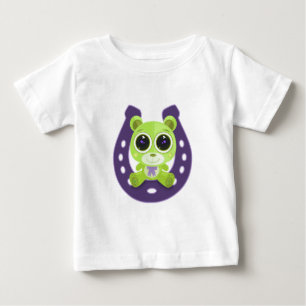 Camiseta Urso de Teddy - Verde Sortudo