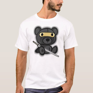 Camiseta Urso de ursinho bravo bonito do guerreiro do