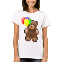 Urso de ursinho com balões