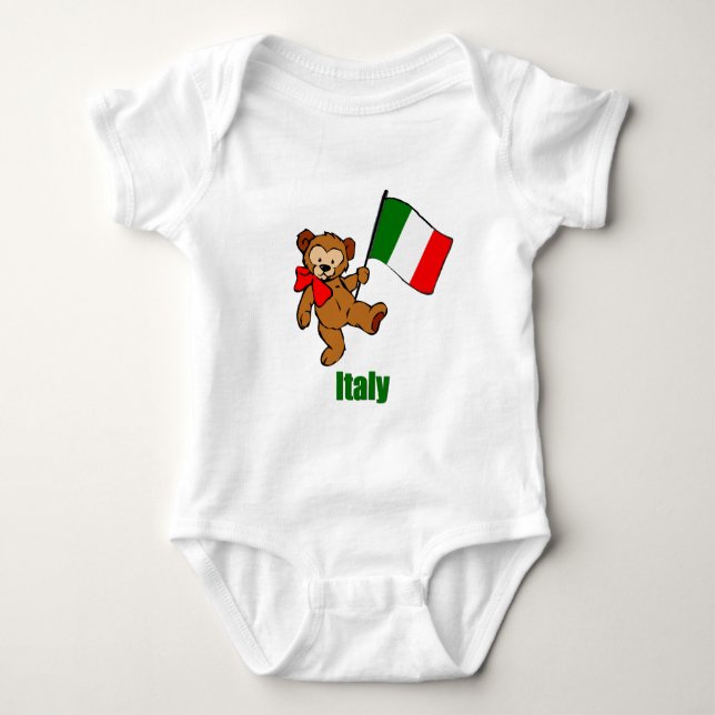 Camiseta Urso de ursinho de Italia (Frente)