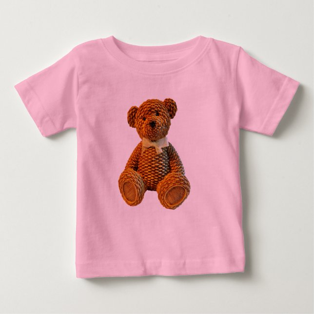 Camiseta Urso de ursinho de vime de Brown (Frente)