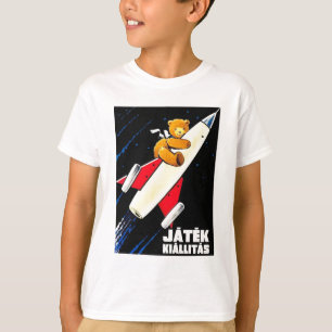 Camiseta Urso de ursinho em um brinquedo húngaro do vintag