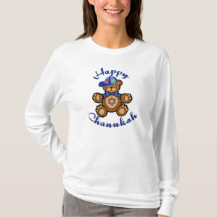 Camiseta Urso de ursinho feliz de Chanukah