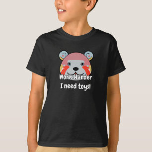 Camiseta Urso Divertido Legal Único Melhor Estiloso Criança